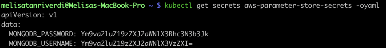  secrets in base64 format